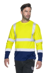 T-shirt HI-VIS Z DŁUGIM RĘKAWEM