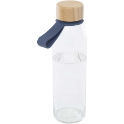 Szklana butelka na wodę Porto 500 ml z silikonowym uchwytem i zakrętką