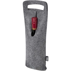 Felta filcowa torba na wino 75 cl z materiałów z recyklingu GRS