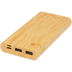 Powerbank Tulda o pojemności 10,000 mAh wykonany z bambusa
