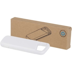 Alkes wodoodporny powerbank 5000 mAh z karabińczykiem, 12 W, z recyklingu