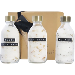 Wellmark Just Relax zestaw soli do kąpieli, 3x200 ml
