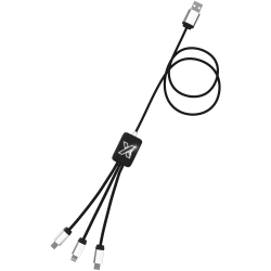 Kabel z podświetlonym logo 3w1 - SCX.design C17