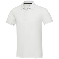 Emerald koszulka polo unisex z recyklingu z krótkim rękawem