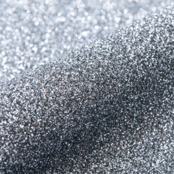 Folia GLITTER | G0061 SILVER BLACK